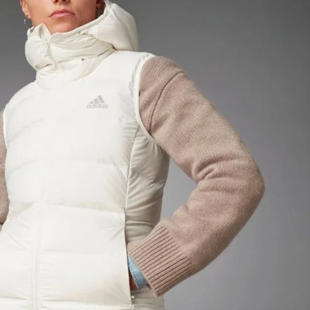 Adidas Heilonic Down Hooded‎ Vest Women’s Size Large